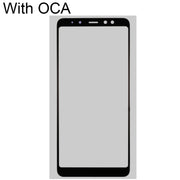 For Samsung Galaxy A8 2018 Front Screen Outer Glass Lens with OCA Optically Clear Adhesive