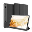 For Samsung Galaxy Tab S8 / Galaxy Tab S7 DUX DUCIS Domo Series Magnetic PU Leather Tablet Case(Black) - Galaxy Tab S8 Cases by DUX DUCIS | Online Shopping South Africa | PMC TechLife | Buy Now Pay Later Mobicred