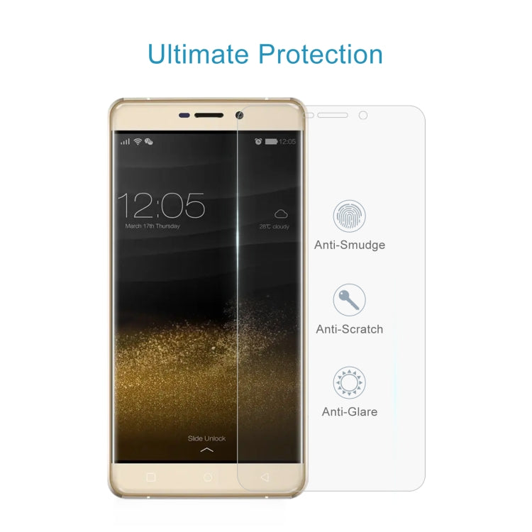 10 PCS 0.26mm 9H 2.5D Tempered Glass Film For Blackview R7