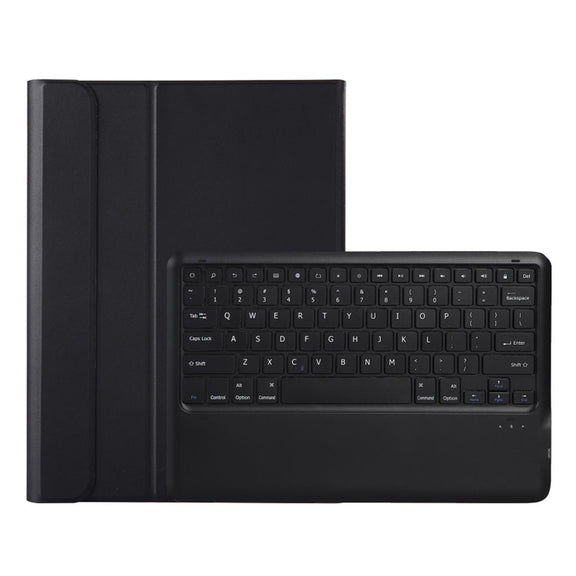 A800B Split Bluetooth Keyboard Leather Case with Holder & Pen Slot For Samsung Galaxy Tab S8+ X800(Black)