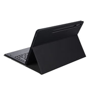 A800B Split Bluetooth Keyboard Leather Case with Holder & Pen Slot For Samsung Galaxy Tab S8+ X800(Black)