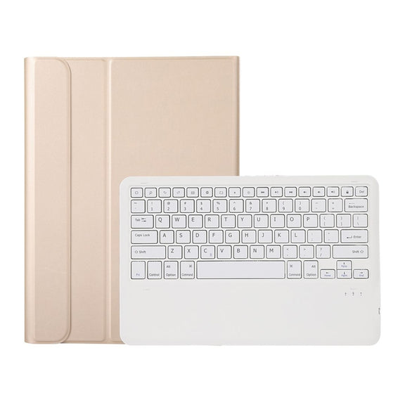 A800B Split Bluetooth Keyboard Leather Case with Holder & Pen Slot For Samsung Galaxy Tab S8+ X800(Gold)