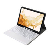 A800B Split Bluetooth Keyboard Leather Case with Holder & Pen Slot For Samsung Galaxy Tab S8+ X800(Rose Gold)