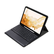 A800B Split Bluetooth Keyboard Leather Case with Holder & Pen Slot For Samsung Galaxy Tab S8+ X800(Blue)