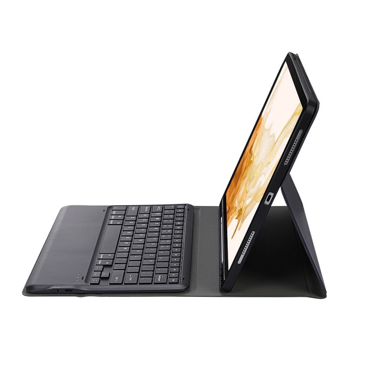 A800B Split Bluetooth Keyboard Leather Case with Holder & Pen Slot For Samsung Galaxy Tab S8+ X800(Blue)