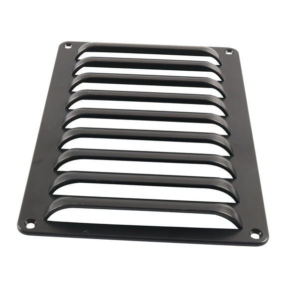 A6786 214x149mm RV / Bus Grille Vent Panel with Screws(Black)