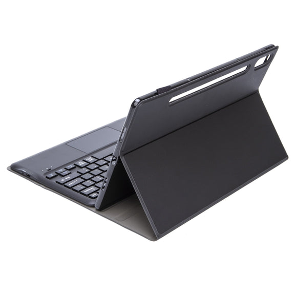 AM17-A TPU Detachable Bluetooth Keyboard Leather Case with Bracket & Touchpad For Lenovo Xiaoxin Pad Pro 12.6 inch TB-Q706F(Black)