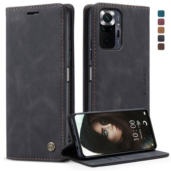 For Samsung Galaxy S22 Ultra 5G CaseMe 013 Multifunctional Leather Phone Case(Black)