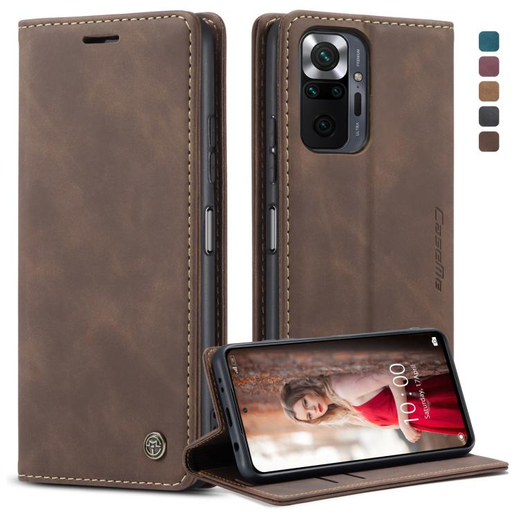 For Samsung Galaxy S22 Ultra 5G CaseMe 013 Multifunctional Leather Phone Case(Coffee)