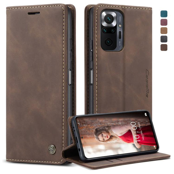 For Samsung Galaxy S22 Ultra 5G CaseMe 013 Multifunctional Leather Phone Case(Coffee)