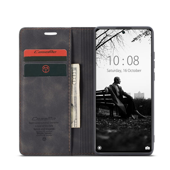 For Xiaomi Mi 11T / 11T Pro CaseMe 013 Multifunctional Leather Phone Case(Black)