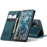 For Xiaomi Mi 11T / 11T Pro CaseMe 013 Multifunctional Leather Phone Case(Blue)