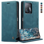 For Xiaomi Mi 11T / 11T Pro CaseMe 013 Multifunctional Leather Phone Case(Blue)
