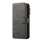 For Samsung Galaxy S22 Ultra 5G CaseMe-007 Detachable Multifunctional Leather Phone Case(Black)
