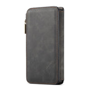 For Samsung Galaxy S22 Ultra 5G CaseMe-007 Detachable Multifunctional Leather Phone Case(Black)
