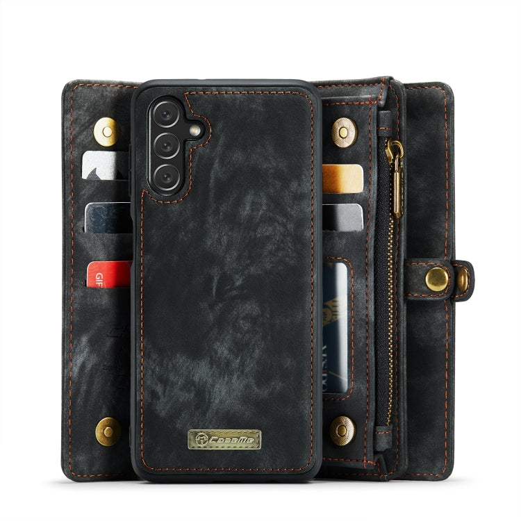 For Samsung Galaxy A13 5G CaseMe-008 Detachable Multifunctional Horizontal Flip Leather Case(Black)