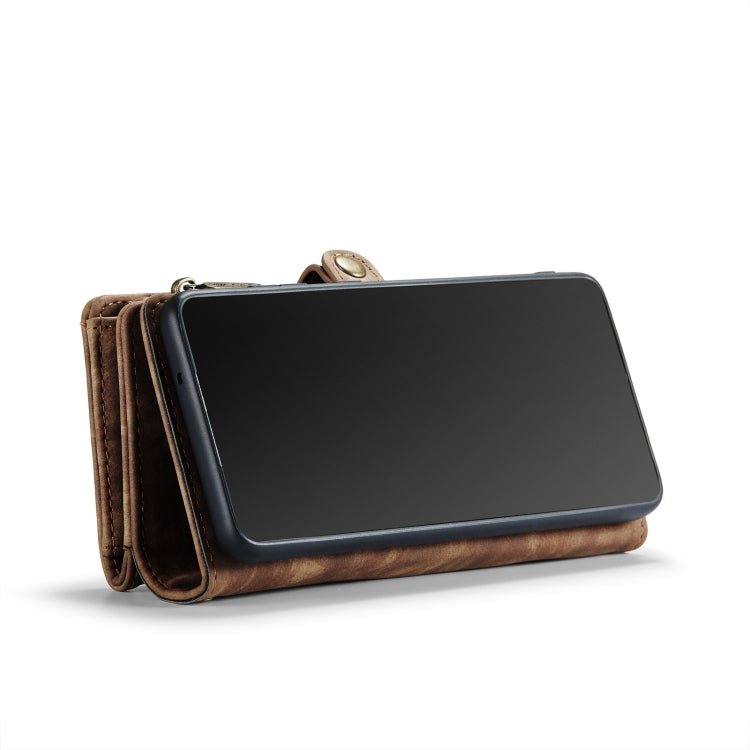 For Samsung Galaxy A13 5G CaseMe-008 Detachable Multifunctional Horizontal Flip Leather Case(Brown)