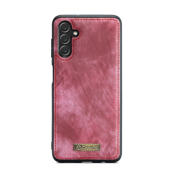 For Samsung Galaxy A13 5G CaseMe-008 Detachable Multifunctional Horizontal Flip Leather Case(Red)
