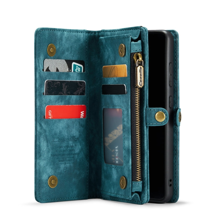 For Samsung Galaxy A33 5G CaseMe-008 Detachable Multifunctional Horizontal Flip Leather Case(Green)