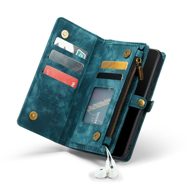 For Samsung Galaxy A33 5G CaseMe-008 Detachable Multifunctional Horizontal Flip Leather Case(Green)