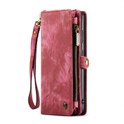 For Samsung Galaxy A33 5G CaseMe-008 Detachable Multifunctional Horizontal Flip Leather Case(Red)
