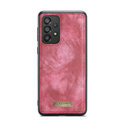 For Samsung Galaxy A33 5G CaseMe-008 Detachable Multifunctional Horizontal Flip Leather Case(Red)