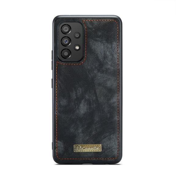 For Samsung Galaxy A53 5G CaseMe-008 Detachable Multifunctional Horizontal Flip Leather Case(Black)