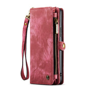 For Samsung Galaxy A53 5G CaseMe-008 Detachable Multifunctional Horizontal Flip Leather Case(Red)