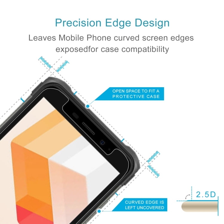 10 PCS 0.26mm 9H 2.5D Tempered Glass Film For Ulefone Armor X10