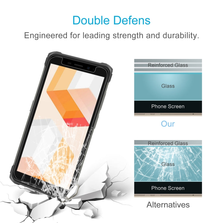 10 PCS 0.26mm 9H 2.5D Tempered Glass Film For Ulefone Armor X10