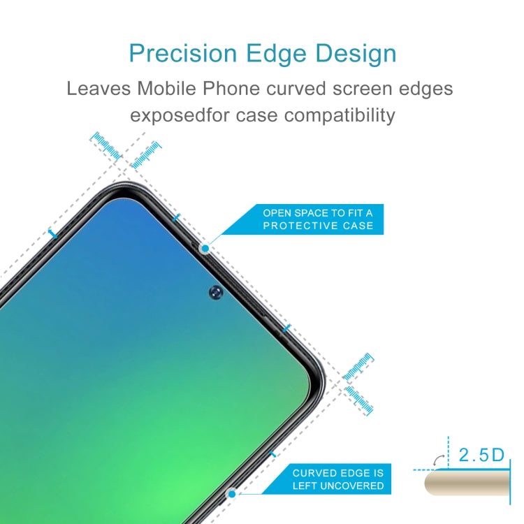 50 PCS 0.26mm 9H 2.5D Tempered Glass Film For Ulefone Note 13P
