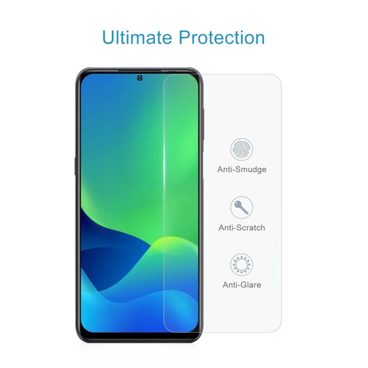 50 PCS 0.26mm 9H 2.5D Tempered Glass Film For Ulefone Note 13P