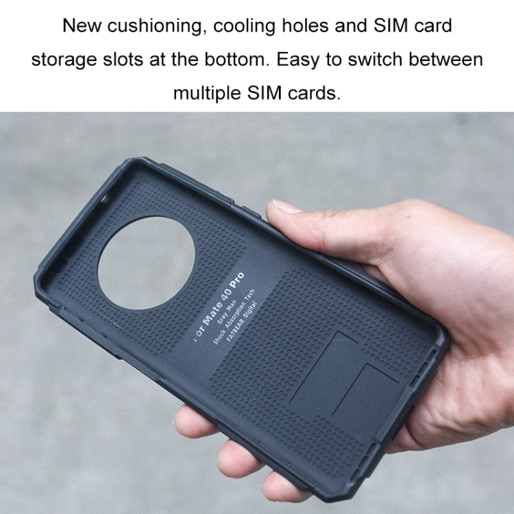 For Huawei Mate 40 / Mate 40E FATBEAR Graphene Cooling Shockproof Case(Black)