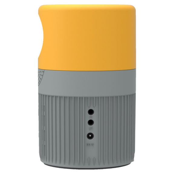 T400 100 inch Screen 3000 Lumens LED Mini Projector, Plug Type:AU Plug(Grey Yellow)