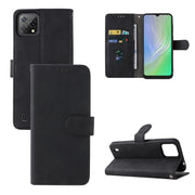 For Blackview A55 Skin Feel Magnetic Buckle Leather Phone Case(Black)