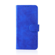 For Blackview A55 Skin Feel Magnetic Buckle Leather Phone Case(Blue)