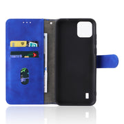 For Blackview A55 Skin Feel Magnetic Buckle Leather Phone Case(Blue)