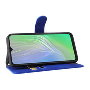 For Blackview A55 Skin Feel Magnetic Buckle Leather Phone Case(Blue)