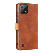 For Blackview A55 Skin Feel Magnetic Buckle Leather Phone Case(Brown)