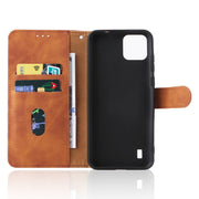 For Blackview A55 Skin Feel Magnetic Buckle Leather Phone Case(Brown)