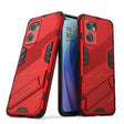 For OPPO Reno7 5G Global / Find X5 Lite Punk Armor 2 in 1 PC + TPU Shockproof Phone Case with Invisible Holder(Red) - OPPO Cases by PMC TechLife | Online Shopping South Africa | PMC TechLife | Buy Now Pay Later Mobicred