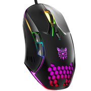 ONIKUMA CW902 RGB Lighting Wired Mouse(Black)