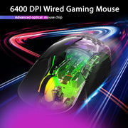 ONIKUMA CW902 RGB Lighting Wired Mouse(Black)
