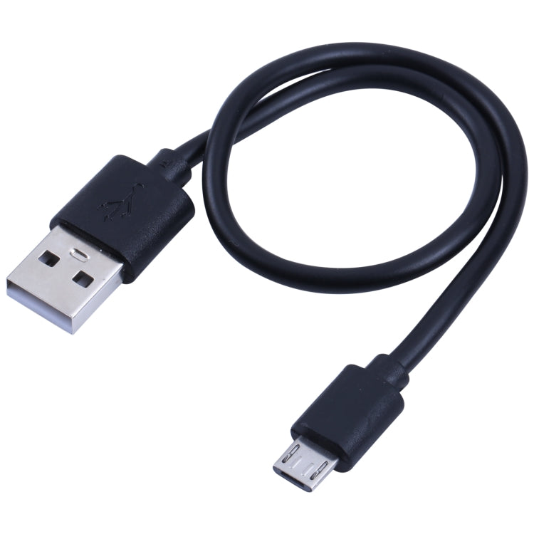USB to Micro USB Copper Core Charging Cable, Cable Length:30cm(Black)