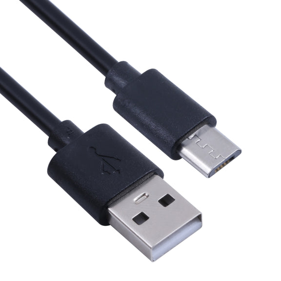 USB to Micro USB Copper Core Charging Cable, Cable Length:30cm(Black)