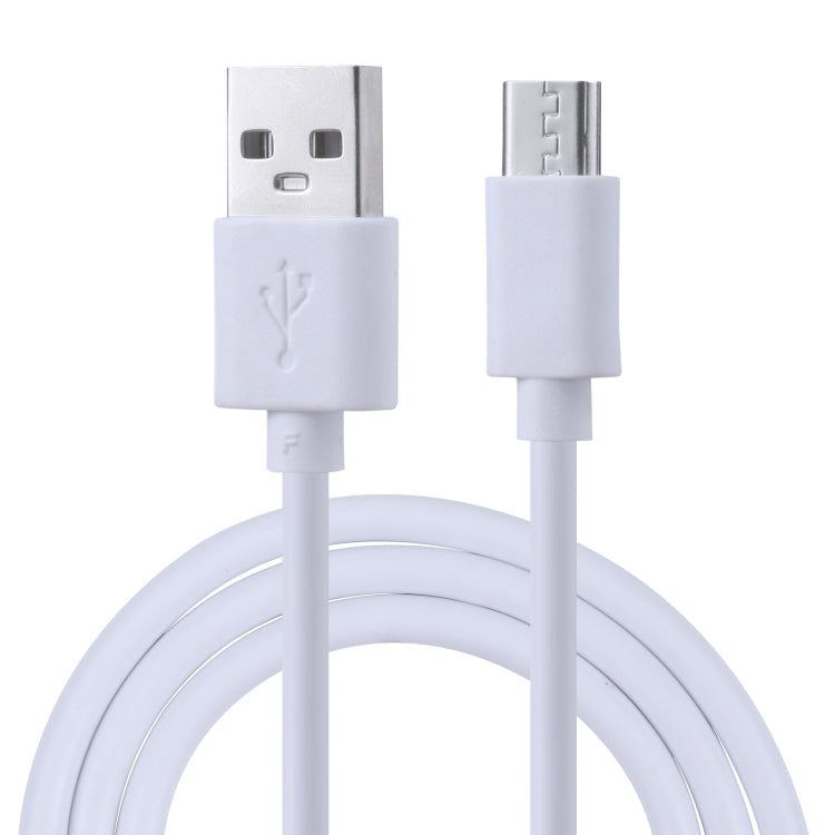 USB to Micro USB Copper Core Charging Cable, Cable Length:1m(White)
