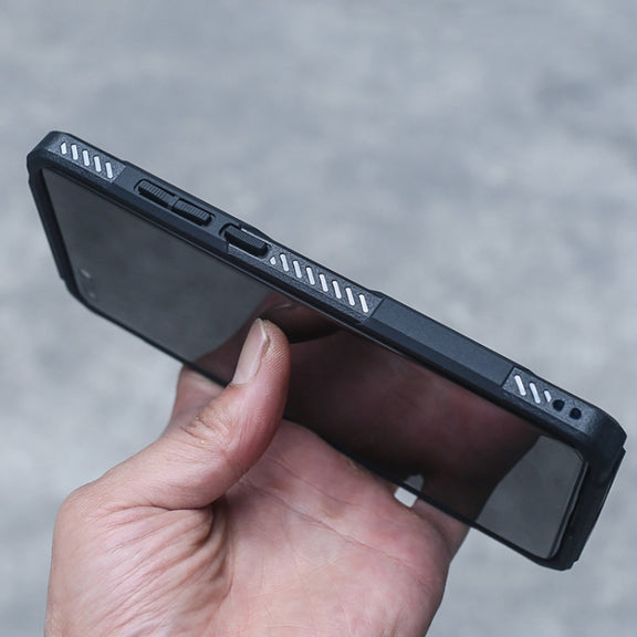 For Huawei P40 FATBEAR Armor Shockproof Cooling Phone Case(Black)