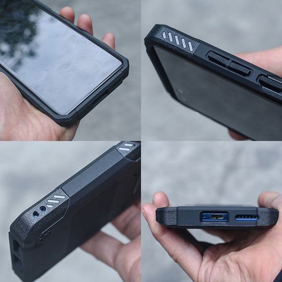 For Huawei P40 FATBEAR Armor Shockproof Cooling Phone Case(Black)