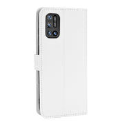 For DOOGEE N40 Pro Diamond Texture Leather Phone Case(White)