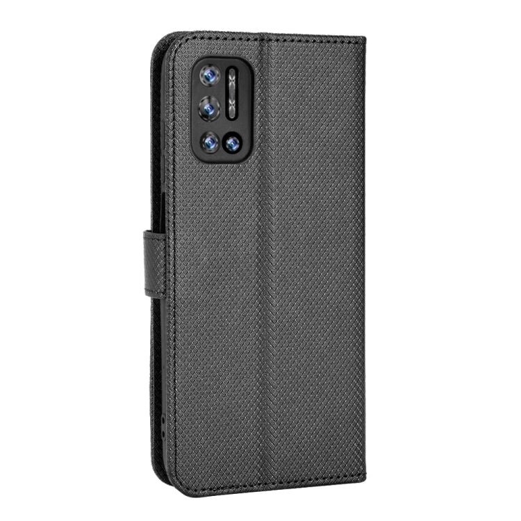For DOOGEE N40 Pro Diamond Texture Leather Phone Case(Black)
